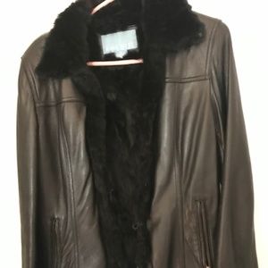 NINE WEST Leather Jacket